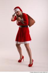 JAROSLAVA STANDING POSE WITH GUN